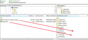 Subir archivos al servidor Cliente-ftp-FileZilla